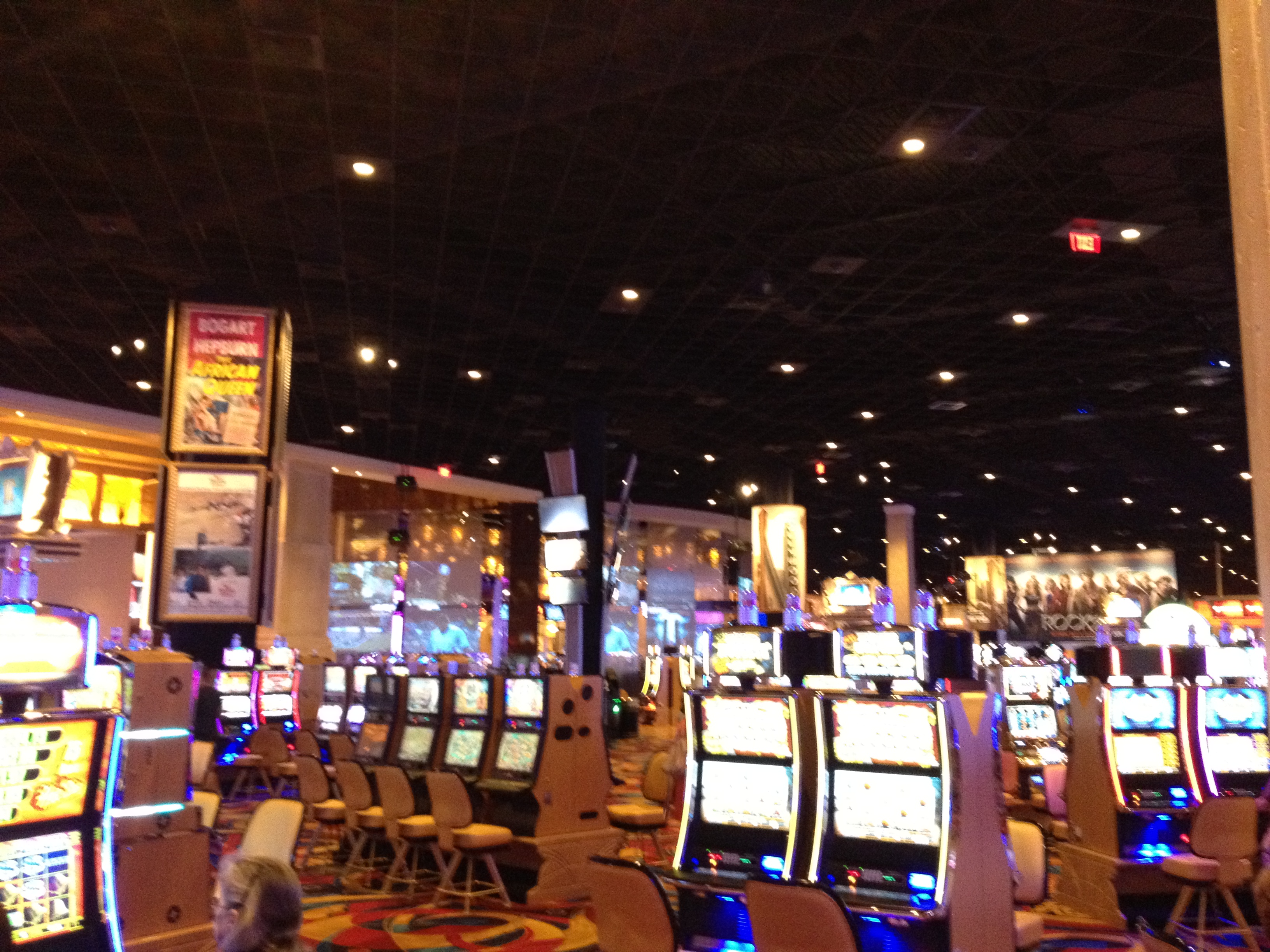 Slot area in Hollywood Casino Toledo